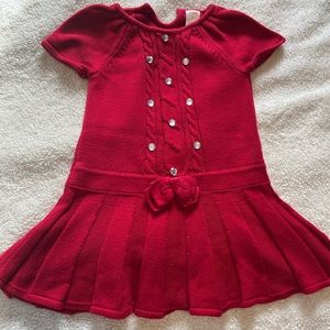 3T Red Gymboree sweater dress!